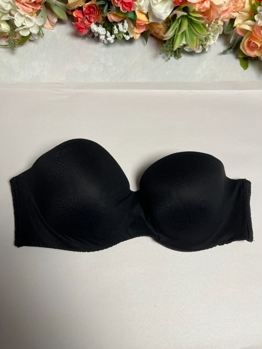 Chantelle Black Strapless Contour Bra Removable Straps Est Size S